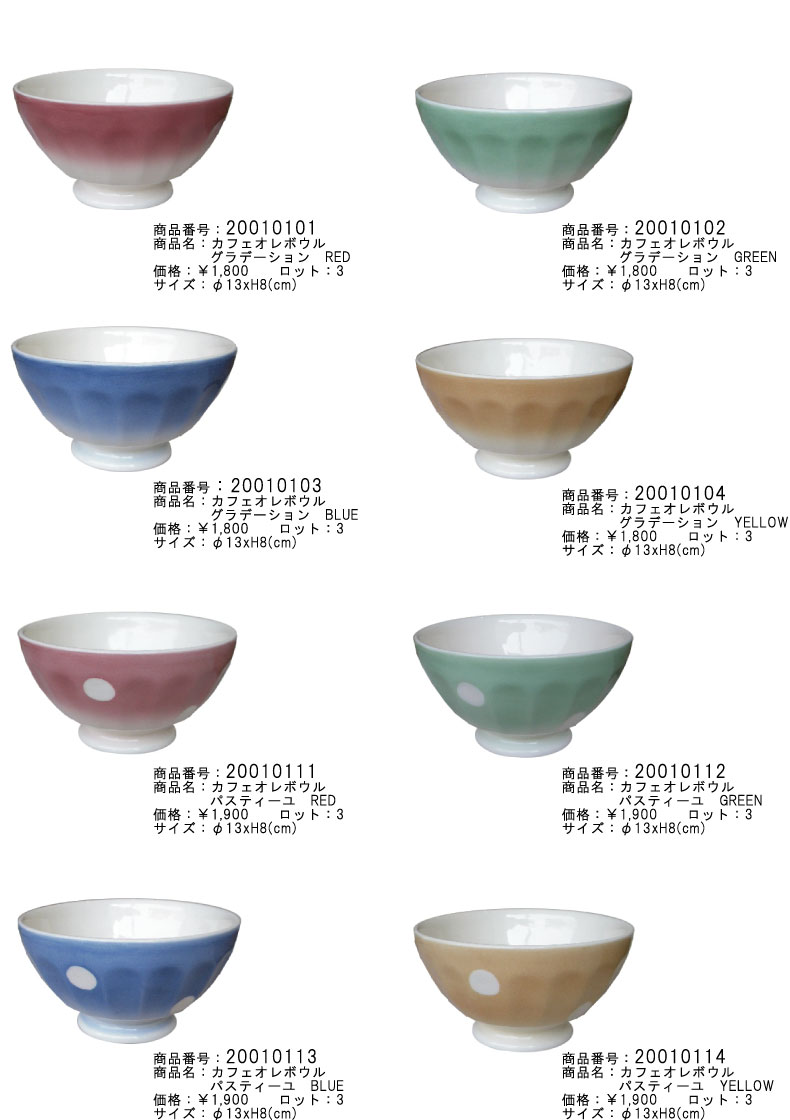 グラデーション柄ボウル