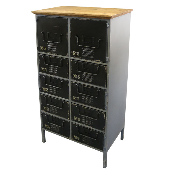 メタル8ポケットチェスト