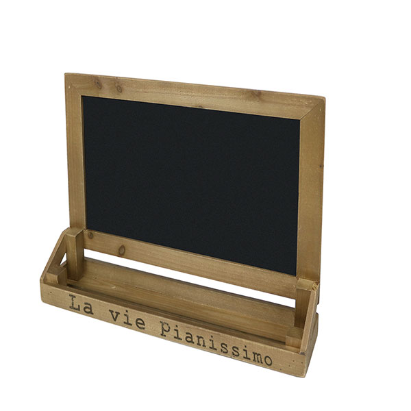 ウッド プランターラック黒板