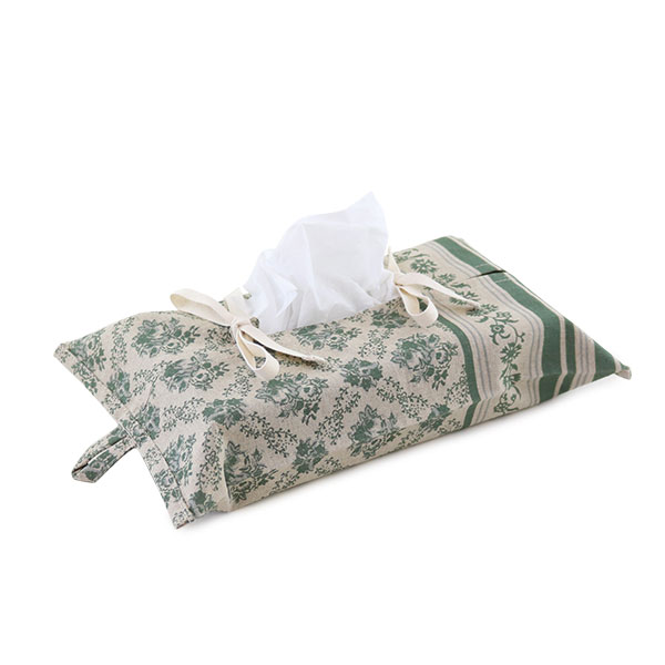 RFフルール・ド・ヴェール　ティッシュボックスカバー