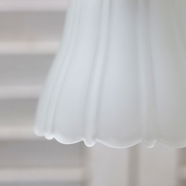 マニー　ガラスシェード　フロスト☆ マニー GC ガラスシェード ドレープアシンメトリー フロスト