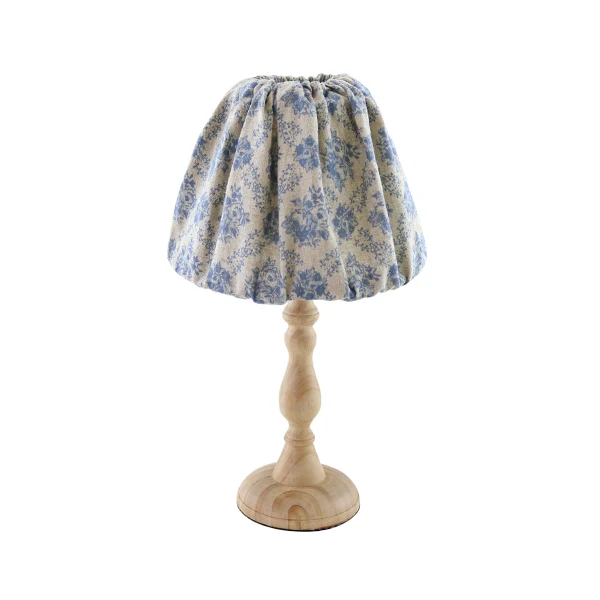 テーブルランプセット　Wナチュラル＆Bフラワーφ20