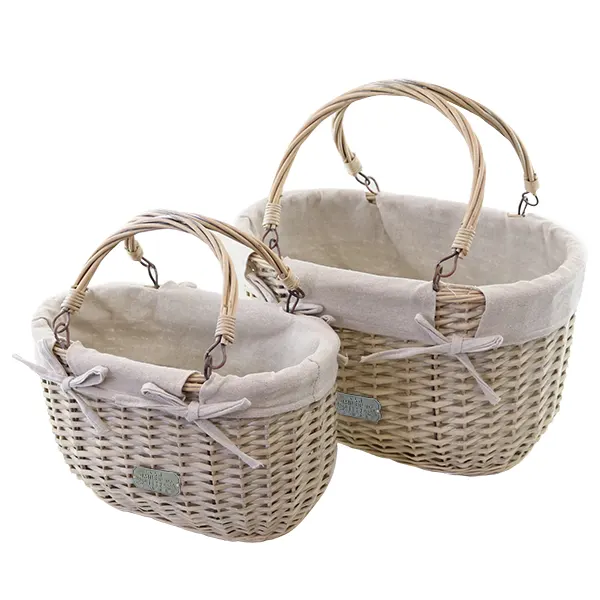 ラフィネマルシェバスケット 2個セット